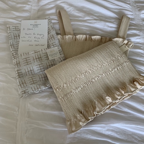 Cream Graduation Dress - Picture 4 of 4